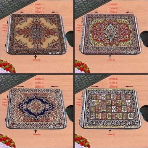 Top Selling Luxury Printing Persian Carpet Custom Skin Non Slip Durable Rubber Mousepad for PC Optical Mouse Decorate your desk