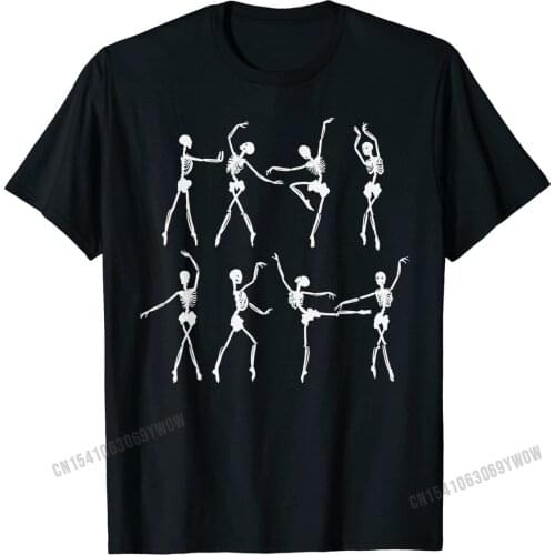 Skeleton Ballerinas Ballet Dance Cute Halloween Costume Girl T-Shirt New Coming Mens T Shirt Casual Tops & Tees Cotton Summer