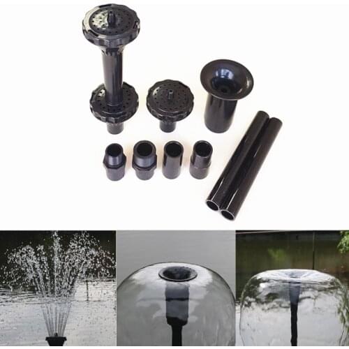 Plastic Fountain Head Set For Garden Pond Plastic Fountain Nozzles