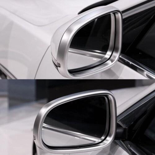 ABS Chrome Material Side Door Rearview Mirror Cover Trim For Jaguar XE 15-16 XF 11-16 XJ/XJL 10-16 Set of 2 pcs