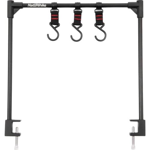 【New store 】 Outdoor Aluminum Alloy Hanging Shelf Simple Design No Drilling Camping BBQ NH20PJ137 Naturehik