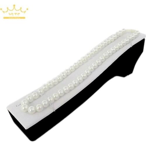 Wholesale Jewelry Display Necklace Stand Bracelet Tower Bangle Display Leather Jewellert Show Free Shipping