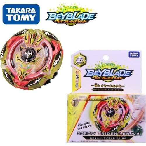 Original B-103 Booster Screw Trident 8 Bump Wedge/SEA/Takara Tomy Beyblade Burst/God Series