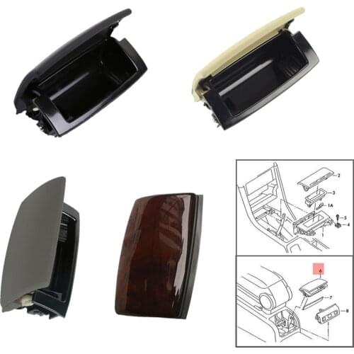 Rear Ashtray For Audi A4 B6 B7 2002-2008 For Seat Exeo Interior Under Armrest Box Rear Ashtray With Cover 8E0857961M