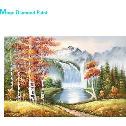 Landscape Scenery Diamond Painting Oil Scenic Round Full Drill Nouveaute DIY Mosaic Embroidery 5D Cross Stitch Home Decor Gifts