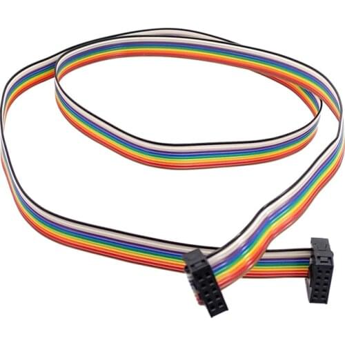 PLC Frequency converter panel extention line 10pin Female Color cable Frequency converter cable line 1m Female FPOR/FPG/FPO/FPO1