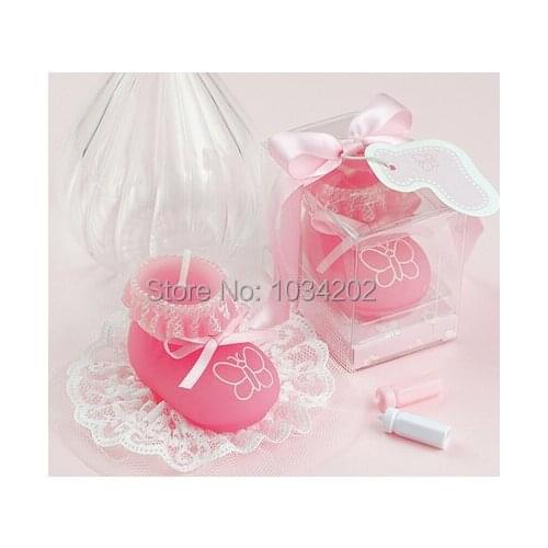 Baby shower favor candle gift--Baby Shoes Candle craft candle baby favor birthday party decoration 100pcs/lot