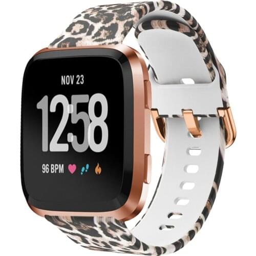 Watch Band for Fitbit Versa 2 Strap Print Silicone Wrist band Replacement Bracelet for Versa Lite Bracelet Versa Band Blaze