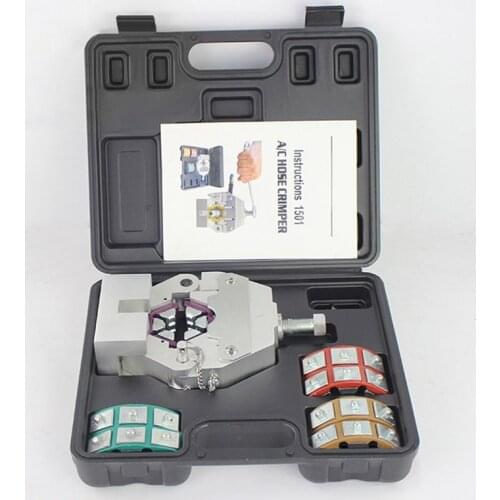 Manual A/C Hose Crimper Kit Mechanical 71550 Air Conditioning Press Hose Crimping Pliers Handheld Hose Crimping Repaire Tool