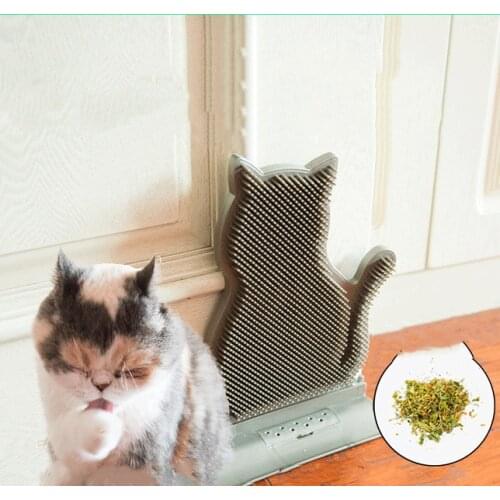 Cats Brush Corner Cat Massage Self Groomer Comb Brush Pet Cats Product for Pets Cat Rubs The Face with A Tickling Comb