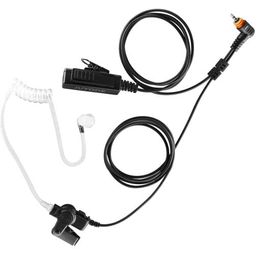 1Pin 2.5mm 25mm Covert Acoustic Air Tube Earpiece MOTOTBRO SL7550 SL4000 SL1M Headset PTT Mic Headphone for Motorola Walk Talkie