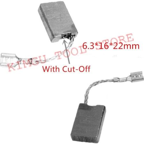 5 Pairs Replacement 23mm x 16mm x 6mm Carbon Brushes for Bosch 180 Bosch 230 E64 Angle Grinder Tool Accessories