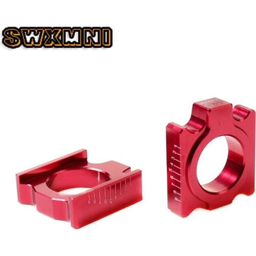 High quality CNC Rear Chain Adjuster Axle Block For HONDA CR125R CR250R CRF250R CRF250X CRF450R CRF450X CRF450RX