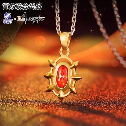 [Fate Apocrypha]925 sterling silver Jewelry Religious Pendant Cross Anime Cosplay Karna Karuna FGO Lancer Fate Grand Order Gift