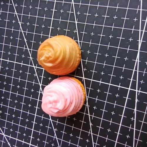 1pcs/lot resin yummy ice 25mm Cabochons Hair Bow Center Card Frame Making Craft DIY