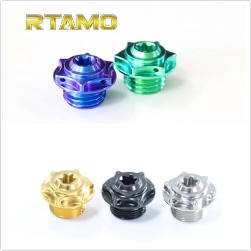 Titanium Oil Filler Cap Plug M20X2.5PX12 For Honda CBR 250RR 600RR 1000RR CR CRF 125R 150R 250R 450R For Yamaha Suzuki Kawasaki