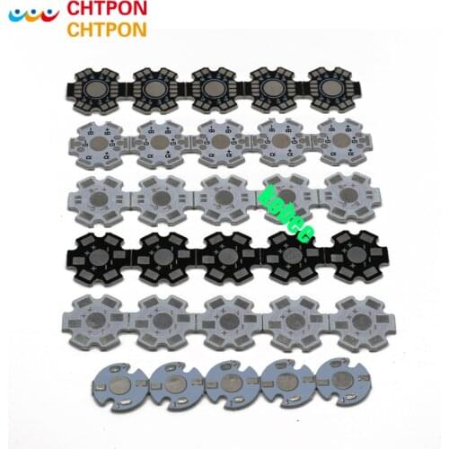 1W 3W 5W Heat Sink LED Aluminum Base Plate PCB Board Substrate 20mm Star Kit DIY Cooling Heatsink 20 mm for 1 3 5 W Watt