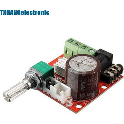 12V 2X10W Hi-Fi PAM8610 Audio Stereo Amplifier Board Module Dual D Class Channel diy electronics