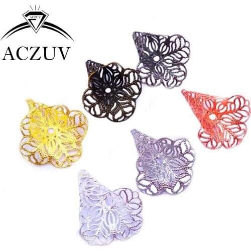 200pcs 23x28mm Bead Caps Beads Making Jewelry Findings Accessories Free Shipping BC001