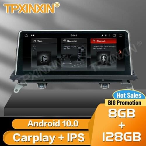 Carplay Car Radio Stereo Receiver Android For BMW X5 E70 F15 F85 X6 E71 F16 F86 2010 GPS Navigation Player Auto Audio Head Unit
