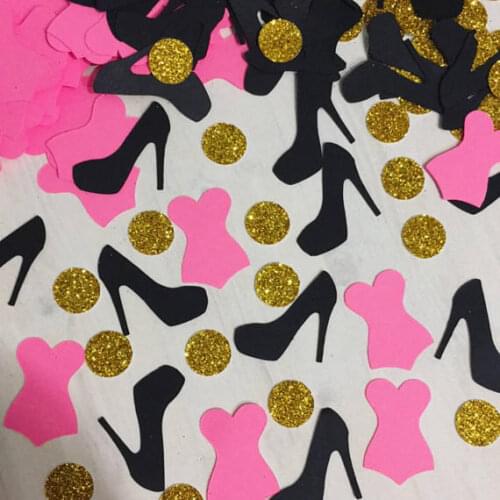 Glitter Lingerie High heels Wedding confettisTable decor bridal shower Scrapbook Embellishments scatters