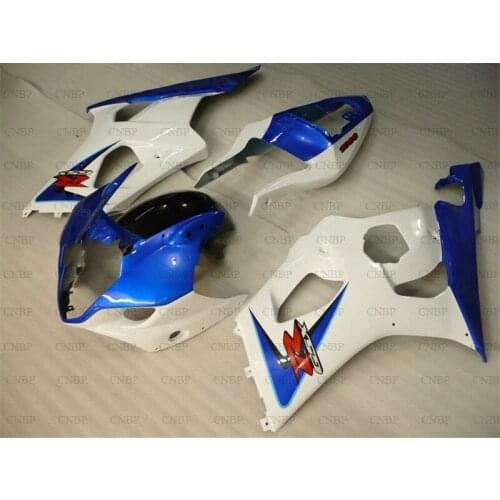 GSXR 600 750 1000 2000 - 2003 K12 Fairings GSX R600 R750 R1000 2003 2000 White Blue Fairings