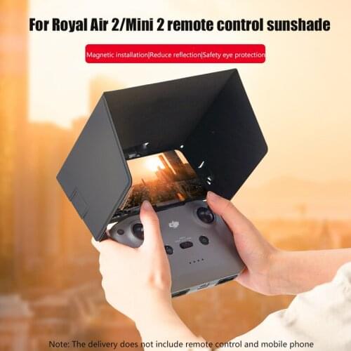 Magnetic Foldable Smartphone Sunshade for the Sun Visor Light Block of the DJI MINI 2 Remote Control