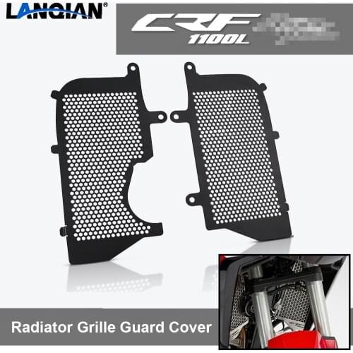 Radiator Grille Guard Cover colors black for Honda CRF1100L Africa Twin CRF1100L adventure Sports CRF1100L ADV Sports 2020-2021