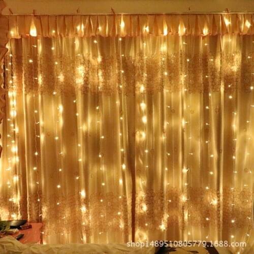 3.3M 300leds Christmas string lights flashing lights curtain lights waterproof stars ourdoor holiday light