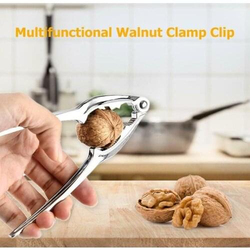 Stainless Steel Nutcracker Sheller Walnut Nut Cracker Quick Walnut Almond Pecan Nutcracker Kitchen Fruit Tool Accessories
