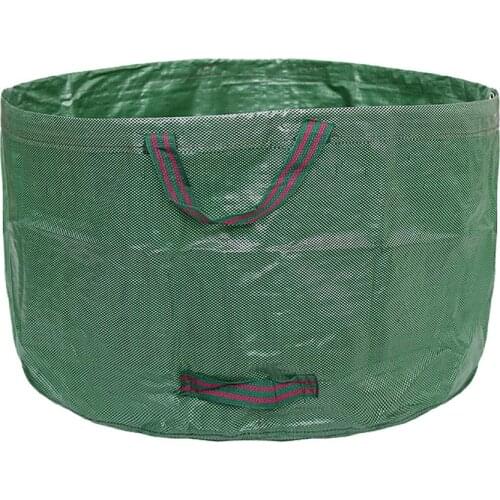 Waterproof 63 Gallons Lawn Garden Garbage Bags Reusable Standable Trash Containers Leaves Storage Bag Large Capacity