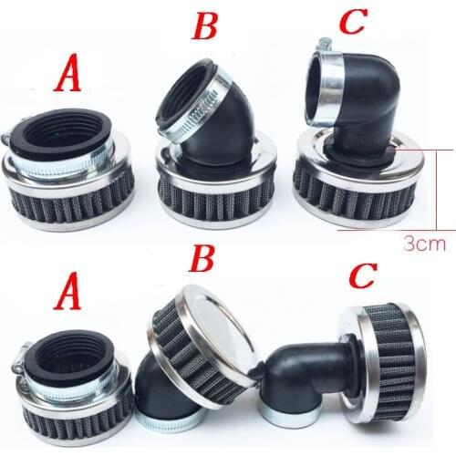 28mm 32mm 35mm 38mm 40mm 42mm 48mm 50mm 52mm 54mm 58mm 60mm Air Filter Motorcycle ATV Scooter Pit Bike Cleaner Intake Filter