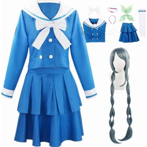 Danganronpa Chabashira Tenko Women Dress School Uniforms Clothing Cosplay Costumes