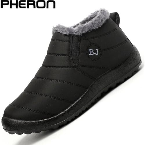 Winter Men Shoes Fashion Men Casual Shoes Waterproof Winter Male Loafers Slip On Warm Men Sneakers Big Size Zapatillas Hombre