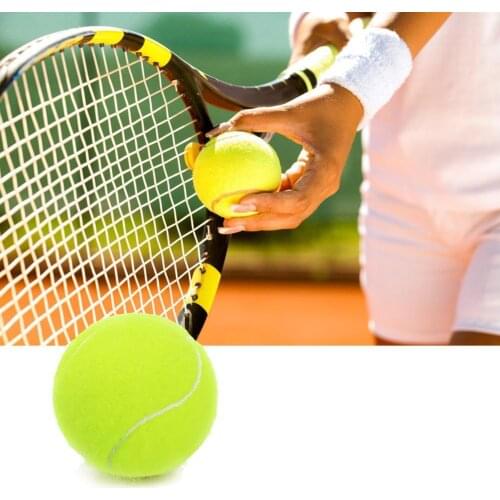 1pcs Professional Reinforced Rubber Tennis Ball Shock Absorber High Elasticity Durable Training Ball for Club School Training