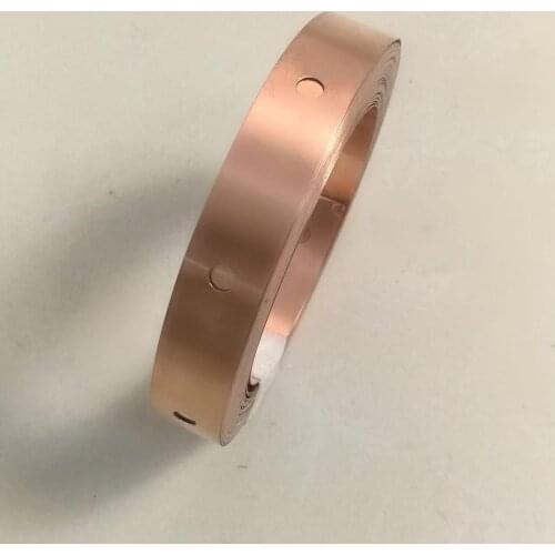 10 meters, Pure Copper Strip for the connection welding 32650 battery with Battery rack mounting Type, Size:0.2mm*14mm