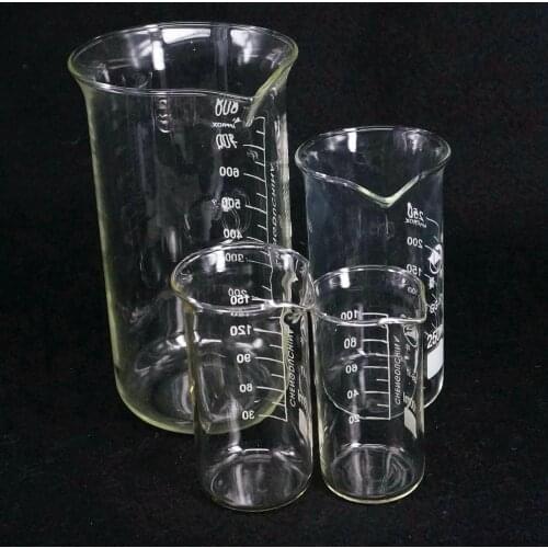 100ML Borosilicate Graduated Glass Beaker in tall form glass measure cup Laboratory Equipment