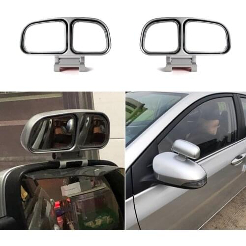 2X Truck Car Rearview Blind Spot Mirror Wide Angle Reverse Wing Mirrors Silver