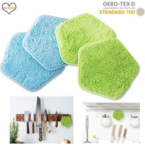 Magnetic Whiteboard Eraser Microfiber Dry Erase Erasers kitchen cleaning Sponge with magnet Multipurpose Cleaning Cloths Mug mat