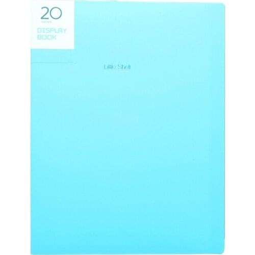A4 Display Book 20/30/40/60 Pages Transparent Insert File Folder Document Bag Y5GE