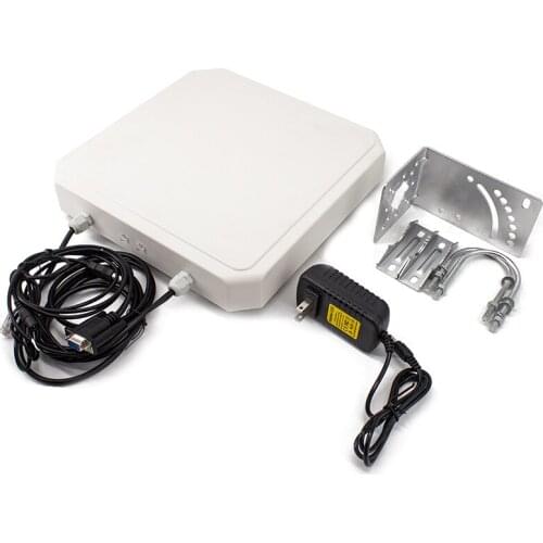 Yanzeo R783 UHF RFID Reader 12m Long Range Outdoor IP67 9dbi Antenna USB RS232/RS485/Wiegand Output UHF Integrated Reader