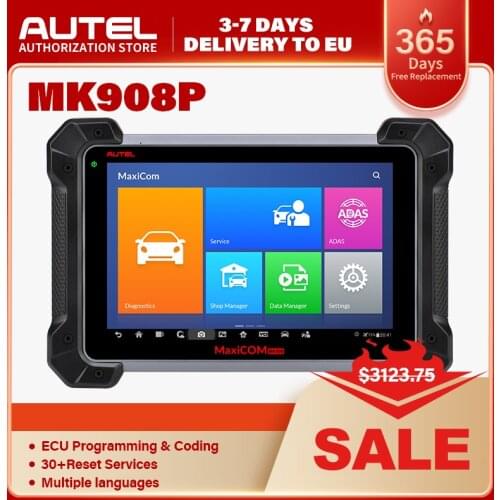 Autel MaxiCOM MK908P Obd2 Scanner Automotive Diagnostic Tool ECU programming J2534 Programmer Car Diagnosis Accessories MS908P