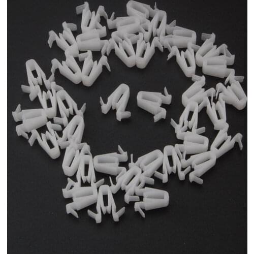 BBQ@FUKA 20x Fit For Toyota Tundra 67771-58010 Nylon Door Garnish Moulding Clip Tundra 12.4mm Height