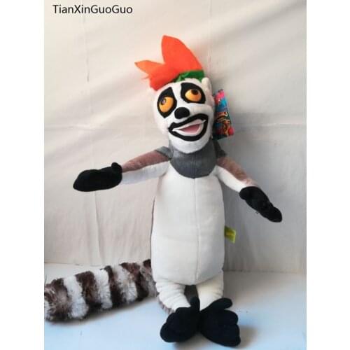 Large 45cm lovely cartoon Madagascar lemur plush toy soft doll kids toy Christmas gift b1440