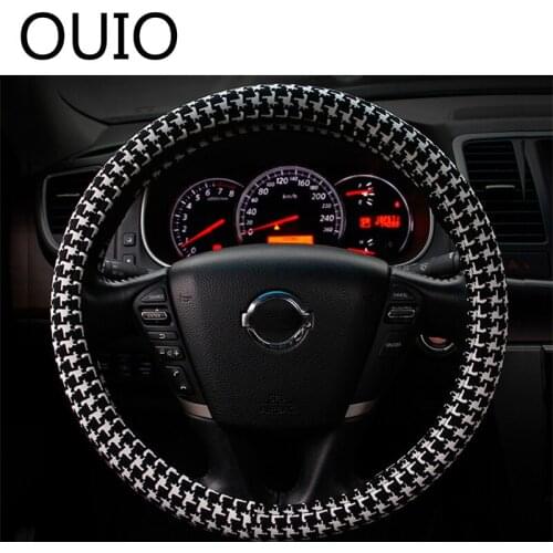 1Pcs Car steering wheel cover Steering-wheel Covers Auto for Opel Astra H Kia Rio Skoda Octavia Audi A4 B6 Mazda 6 Accessories