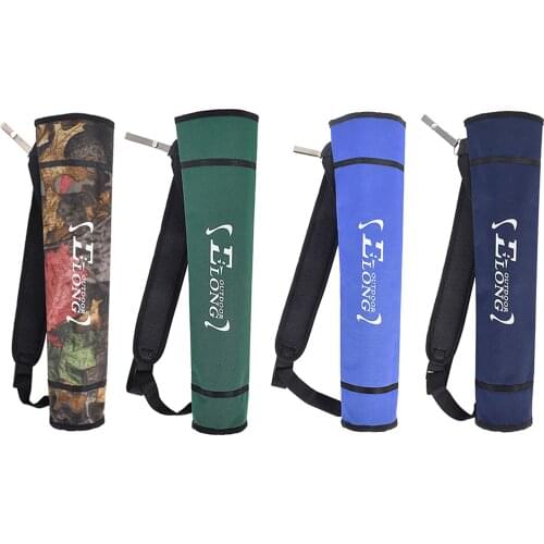 Arrow Quiver Bow Holder Case Adjustable Back Hip Carry Bag Large Pocket Pouch Hunting Accessories