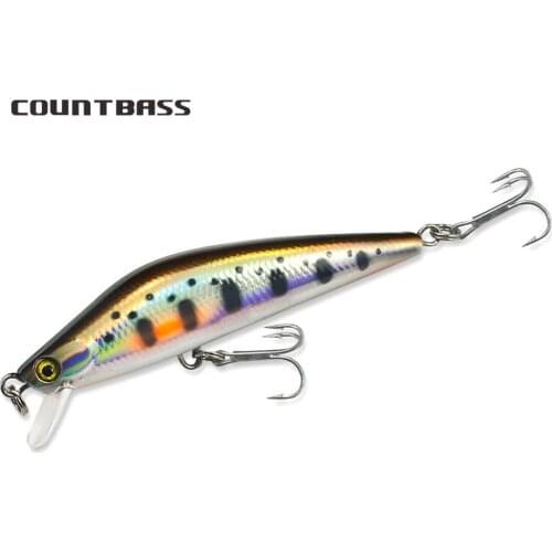 1pc Countbass Minnow Hard Baits 75mm, Freshwater Fishing Lures, Wobblers, Plug