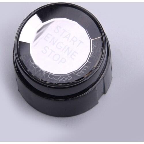 Car Glossy Black Ignition Engine Start Stop Switch Button Cover fit for BMW 1 2 3 4 5 6 Series X1 X3 X4 X5 X6 without STT