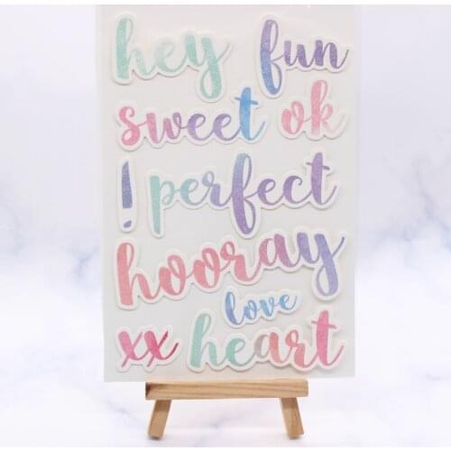 KSCRAFT Sweet Self- adhesive Sticker for Scrapbooking/ DIY Crafts/ Card Making Decoration