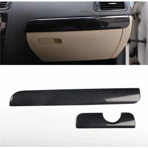 Fit For Volkswagen Sagitar 2012-2014 Left Hand Drive 2PCS ABS Car Dashboard Trim Console Panel Molding Cover Car Styling